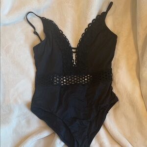 Becca Elegant Black Lace swimsuit